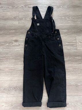 Lucy & Yak Black Denim Dungarees